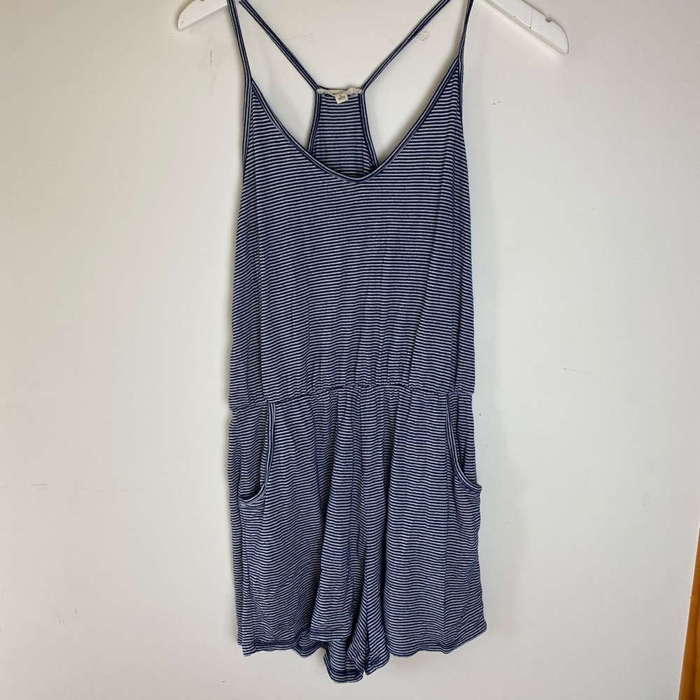 Rolla Coster blue and white stripped romper